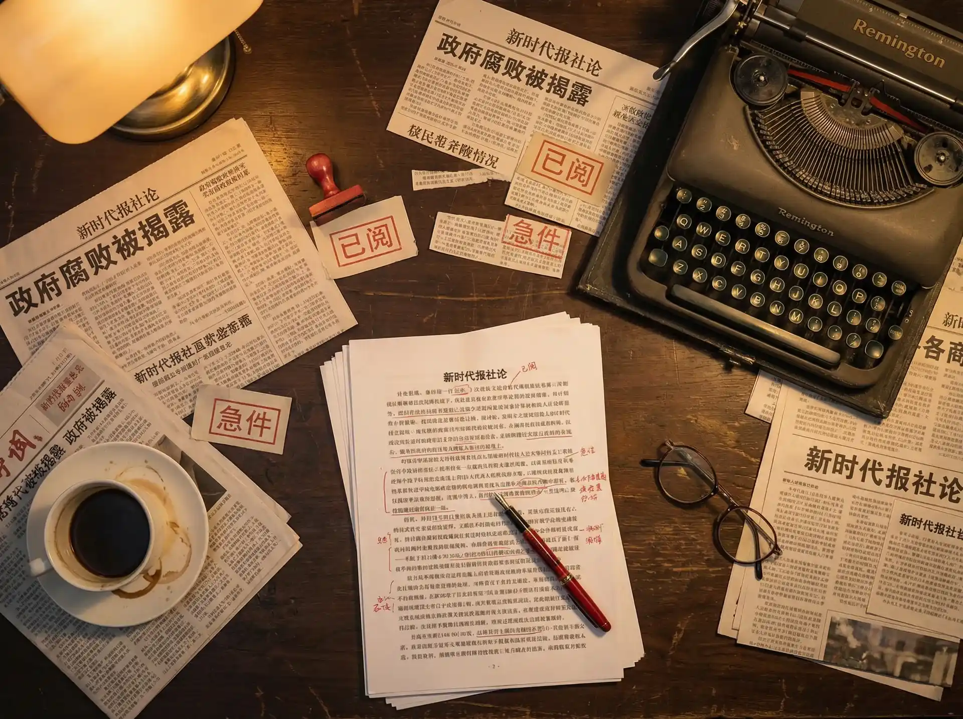 无码动漫 - 报社编辑部工作场景